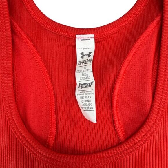 NWT UNDER ARMOUR Women’s Tech Victory Tank Size XS Red - Picture 5 of 6
